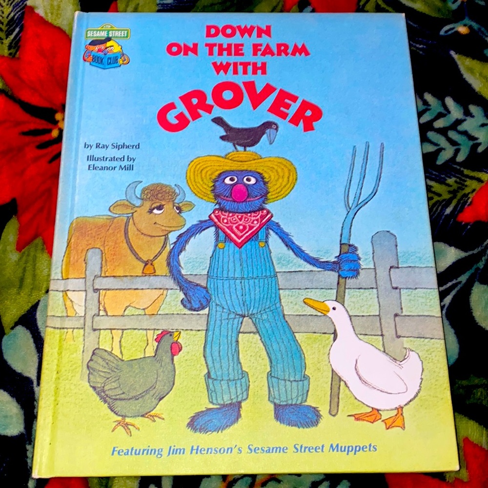 Down on the farm with grover vintage Sesame Street book 1980